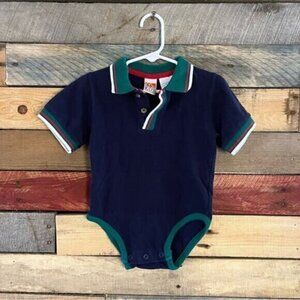 McKids Navy Polo‎ Onesie Size 18 Months​